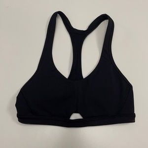 Lululemon Black Keyhole Sports Bra